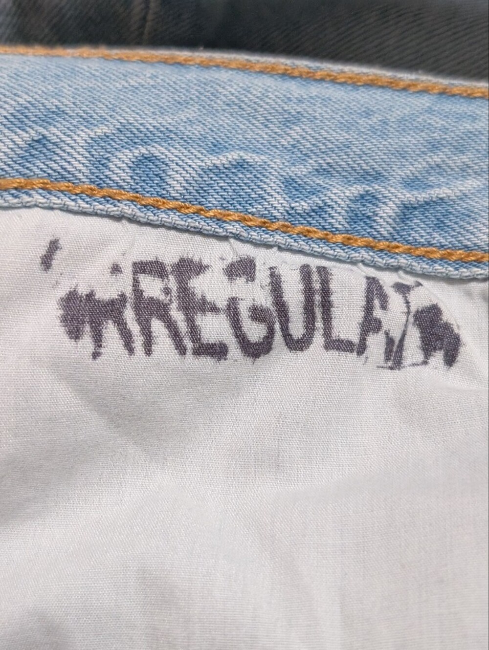Levis Womens Skirt Iconic Long Denim Maxi Blue Jean Button Fly Size 31 - Picture 8 of 8
